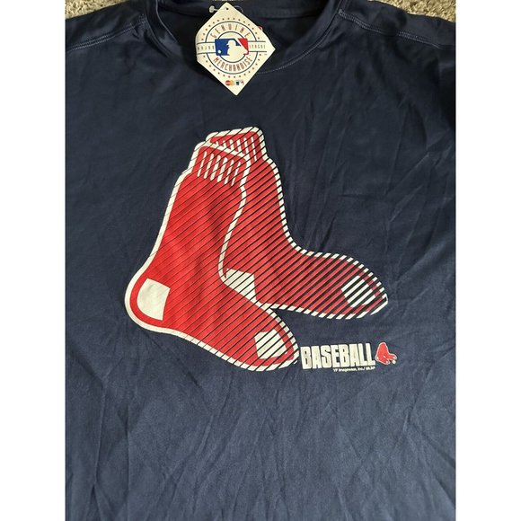 NWT Boston Red Sox Shirt Mens Adult Blue Casual Outdoors MLB Baseball Size XL - Picture 2 of 9
